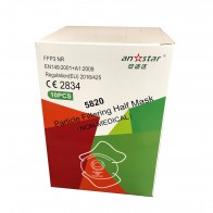Set 10 bucati Masca protectie conica FFP3 cu Valva respiratorie si filtrare &ge; 99% Certificata CE, Anstar